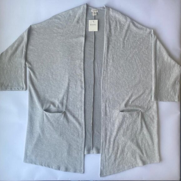 NWT Anthropologie Donni Open Front Cardigan Cotton Blend Size OS - Picture 4 of 8